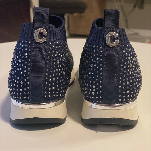 Carvela Women's rhinestone slip on sneaker - Picture 3 of 5